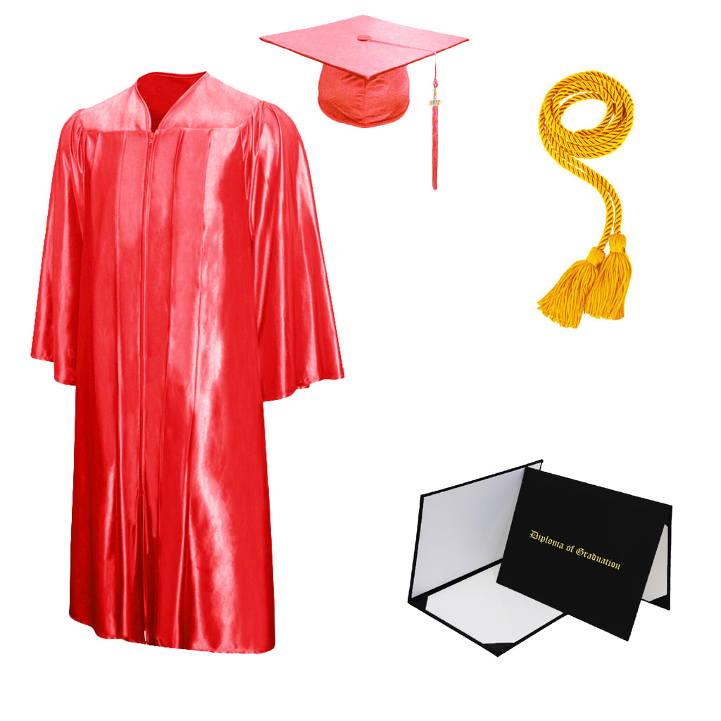 Shiny Finish Adult Graduation Cap, Gown, and Tassel Set | Graduation  Authority